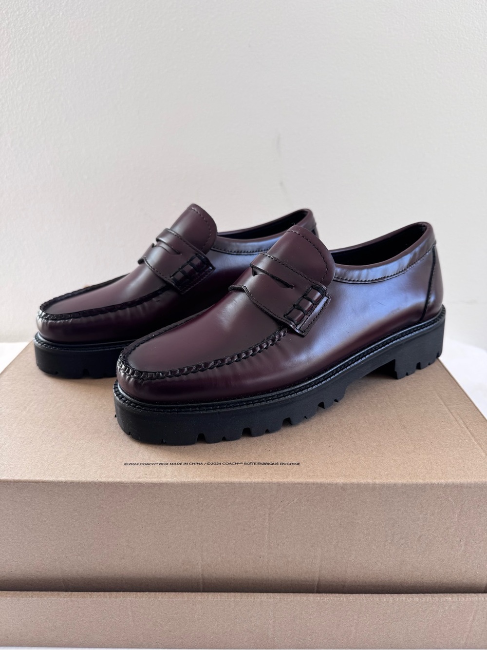 New GH Bass Grace Super Lug Loafers Size 8 - Picture 3 of 11